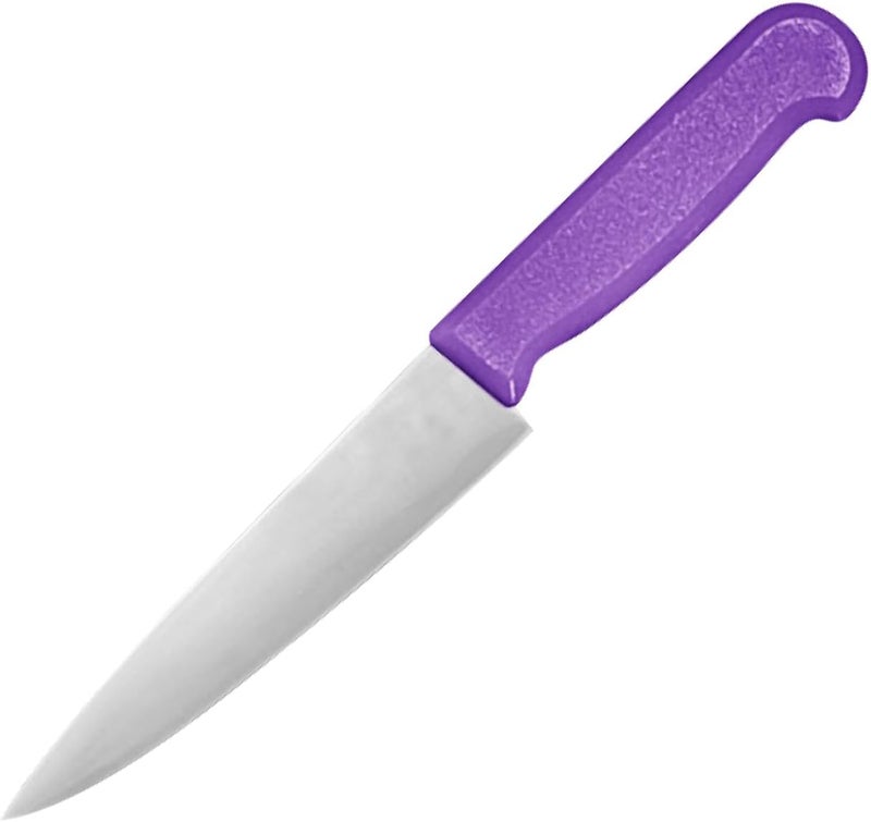Kitchen master سكين شيف محترف من الفولاذ المقاوم للصدأ 6 بوصة (أرجواني) - Image 1